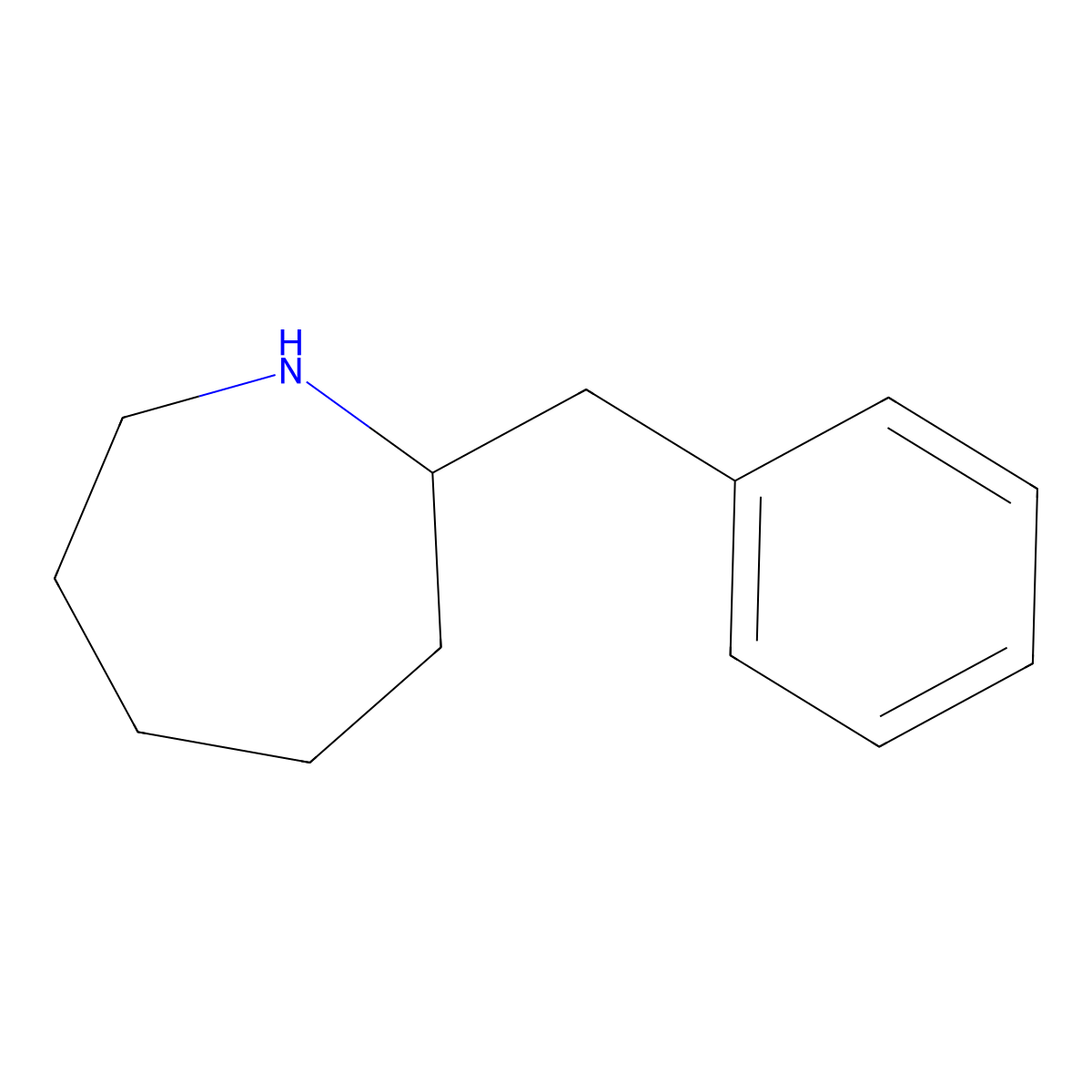 2-Benzyl-azepane molecular structure, CAS 2381259-83-0
