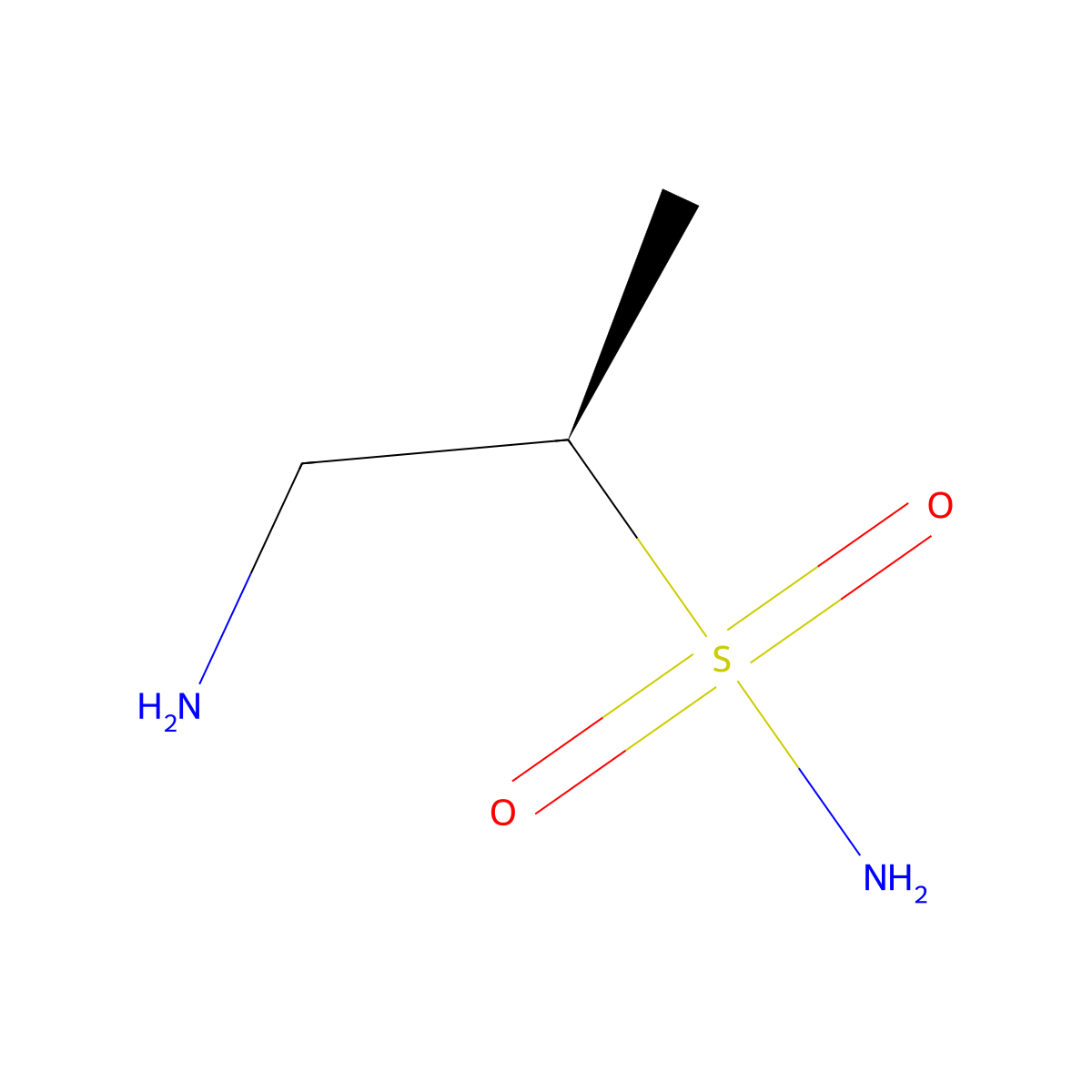 (2R)-1-aminopropane-2-sulfonamide molecular structure, CAS 2381415-95-6