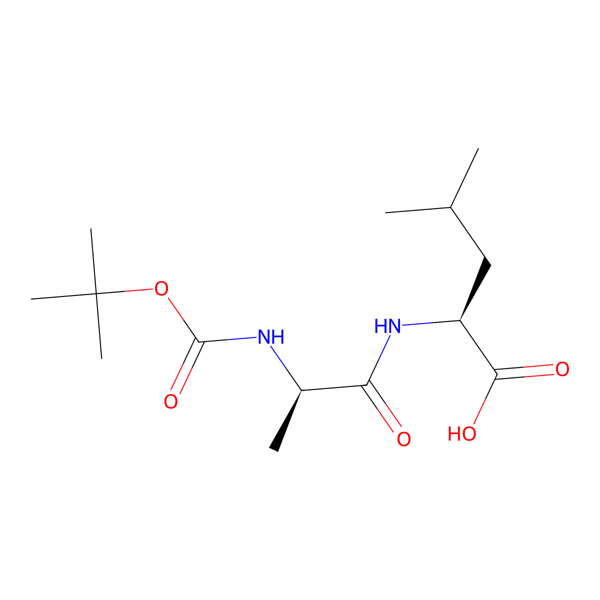 (2S)-2-[(2R)-2-{[(tert-butoxy)carbonyl]amino}propanamido]-4-methylpentanoicacid molecular structure, CAS 2381486-17-3