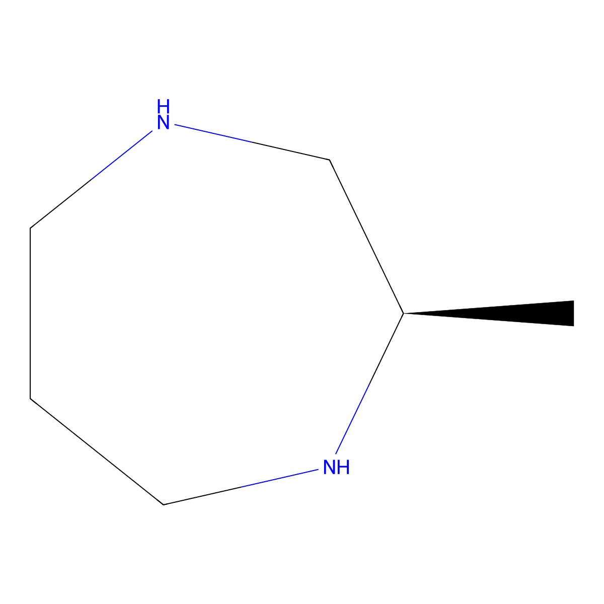 (R)-2-Methyl-1,4-diazepane molecular structure, CAS 2381539-67-7