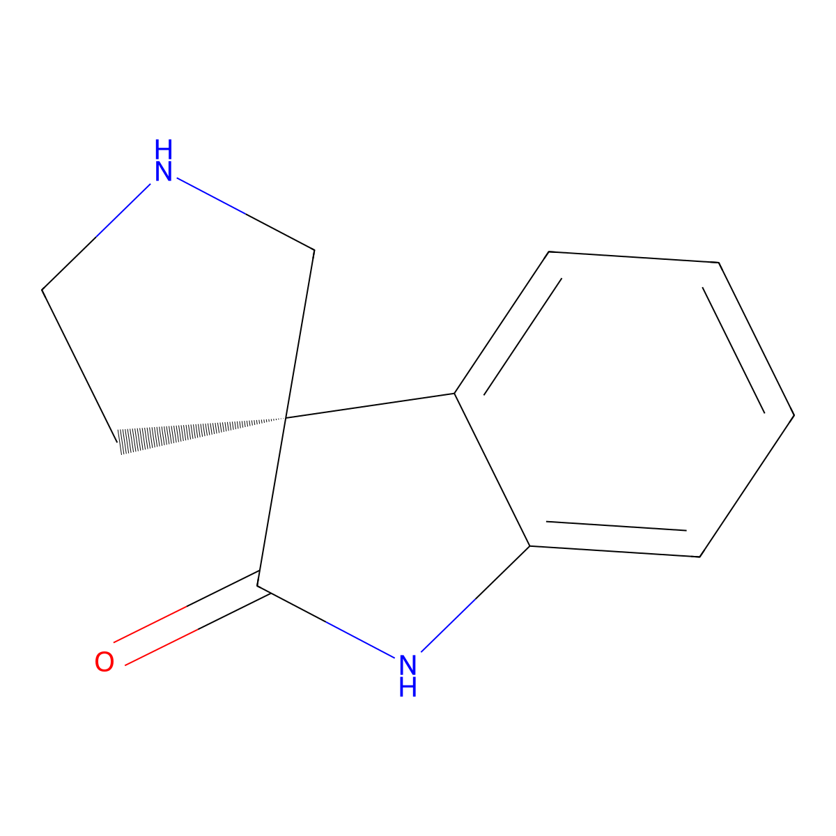 (R)-Spiro[indoline-3,3'-pyrrolidin]-2-one molecular structure, CAS 2381592-43-2