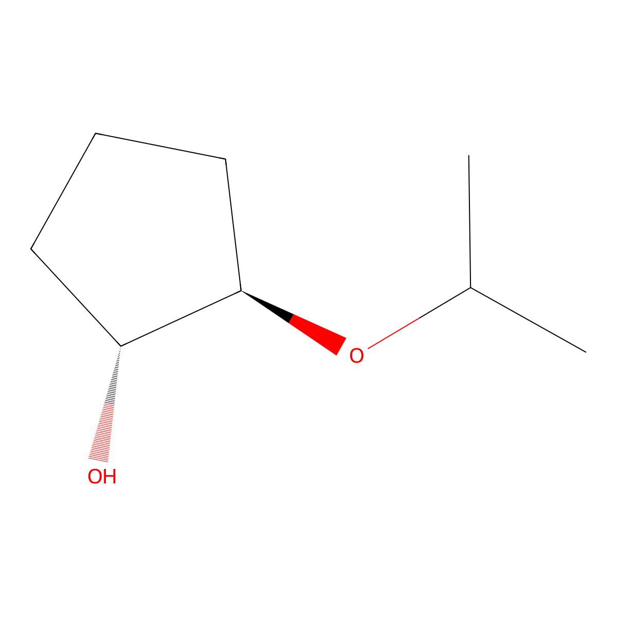 (1R,2R)-2-(propan-2-yloxy)cyclopentan-1-ol molecular structure, CAS 2381703-82-6