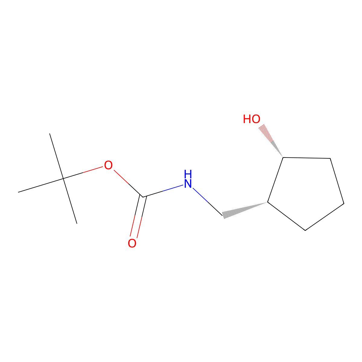 tert-butyl N-{[(1R,2R)-2-hydroxycyclopentyl]methyl}carbamate molecular structure, CAS 2381735-81-3