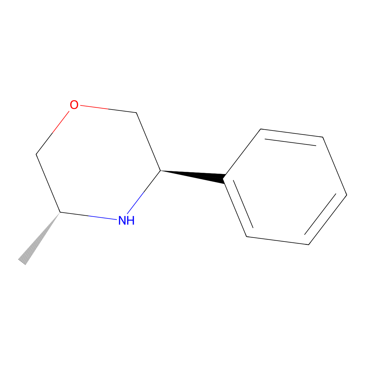 (3R,5R)-3-methyl-5-phenylmorpholine molecular structure, CAS 2381748-37-2