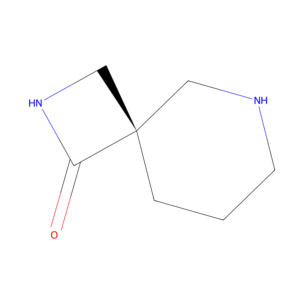 (4S)-2,6-diazaspiro[3.5]nonan-1-one molecular structure, CAS 2381802-56-6