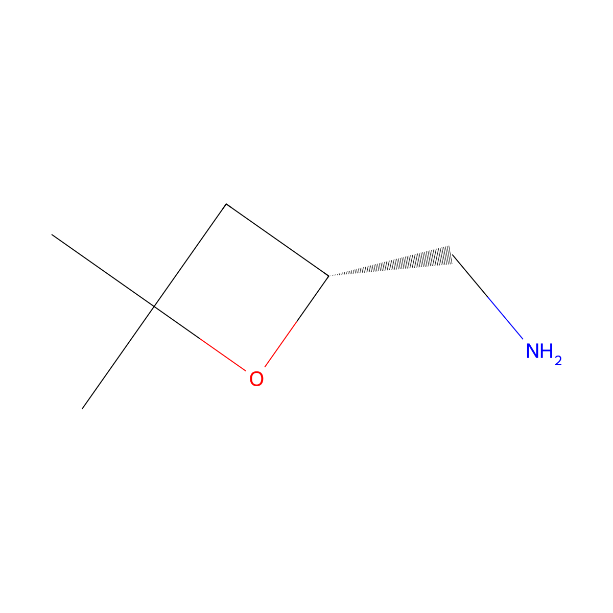 [(2R)-4,4-dimethyloxetan-2-yl]methanamine molecular structure, CAS 2381832-97-7