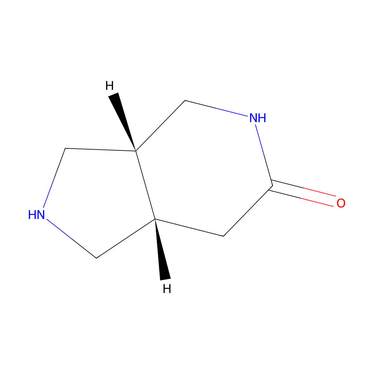 (3aR,7aS)-1,2,3,3a,4,5,7,7a-octahydropyrrolo[3,4-c]pyridin-6-one molecular structure, CAS 2382028-70-6