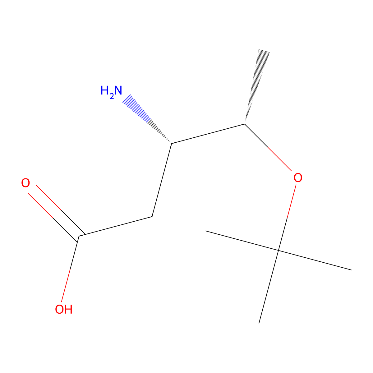 (3S,4S)-3-amino-4-(tert-butoxy)pentanoic acid molecular structure, CAS 2382174-08-3