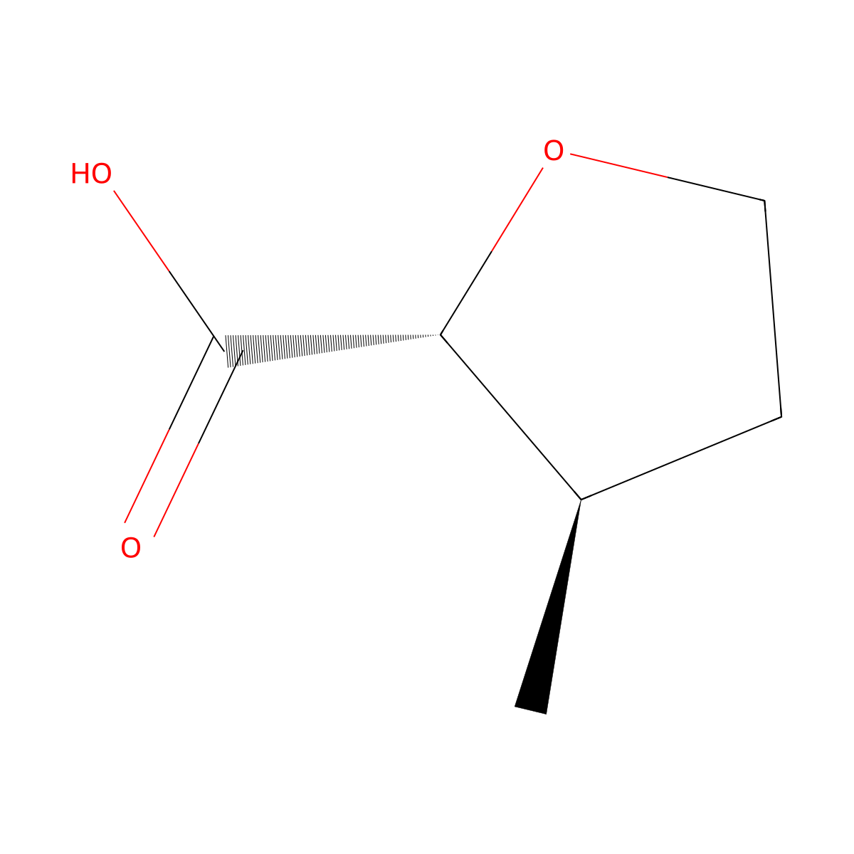 (2R,3R)-3-methyloxolane-2-carboxylic acid molecular structure, CAS 2382241-47-4