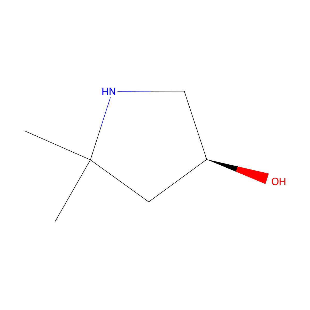 (3S)-5,5-dimethylpyrrolidin-3-ol molecular structure, CAS 2382254-35-3