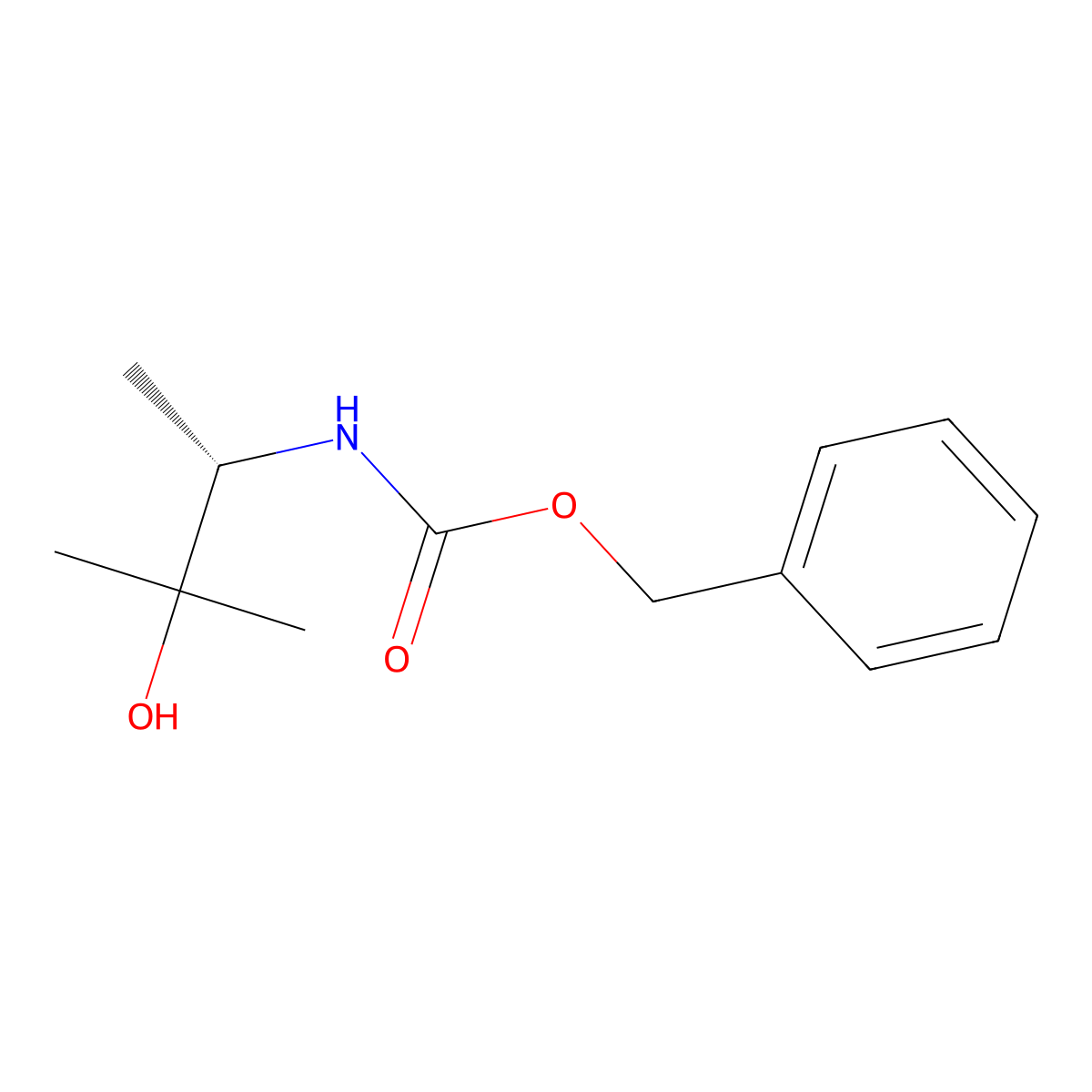 benzyl N-[(2S)-3-hydroxy-3-methylbutan-2-yl]carbamate molecular structure, CAS 2382344-12-7