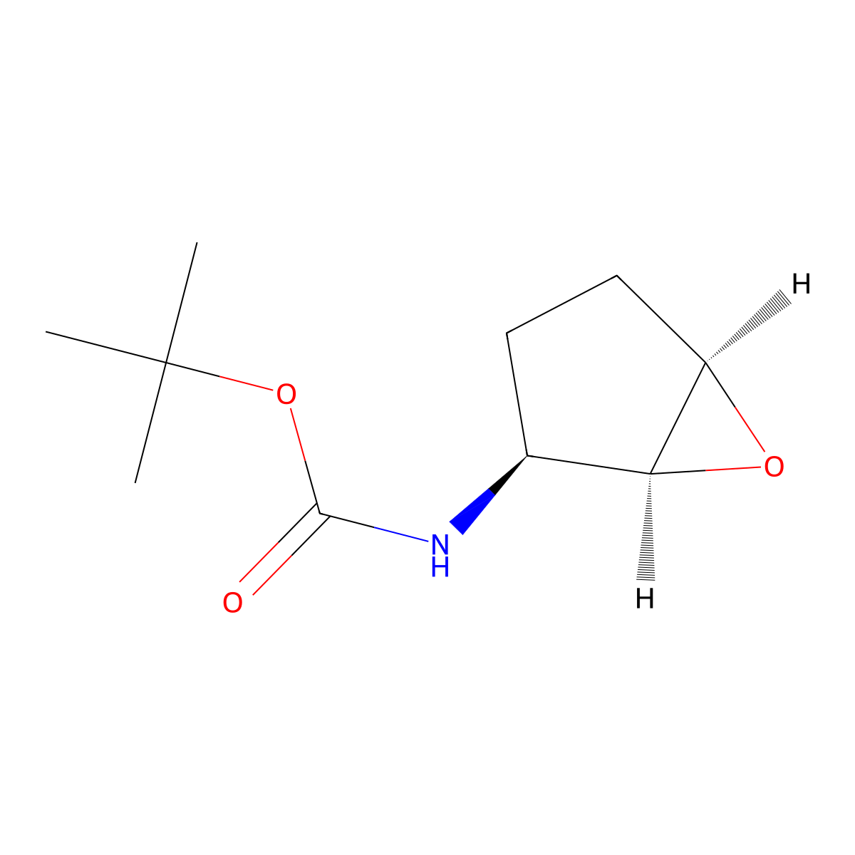 tert-butyl ((1S,2S,5R)-6-oxabicyclo[3.1.0]hexan-2-yl)carbamate molecular structure, CAS 2382486-32-8