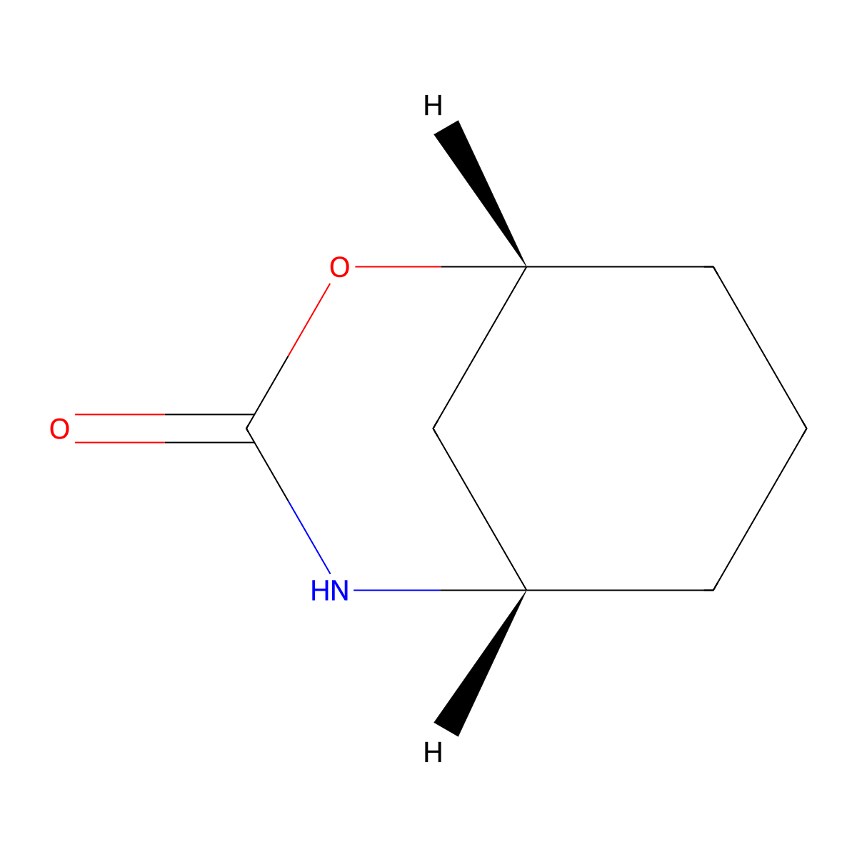 (1R,5S)-2-Oxa-4-aza-bicyclo[3.3.1]nonan-3-one molecular structure, CAS 2382572-07-6