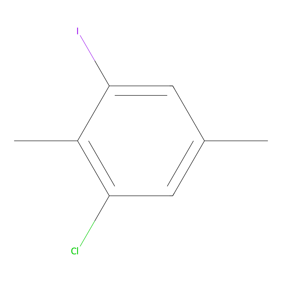 1-Chloro-3-iodo-2,5-dimethylbenzene molecular structure, CAS 2382968-42-3