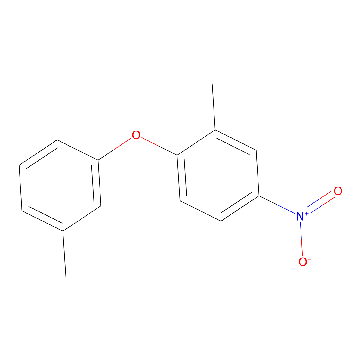 2-Methyl-4-nitro-1-(m-tolyloxy)benzene molecular structure, CAS 2382984-94-1