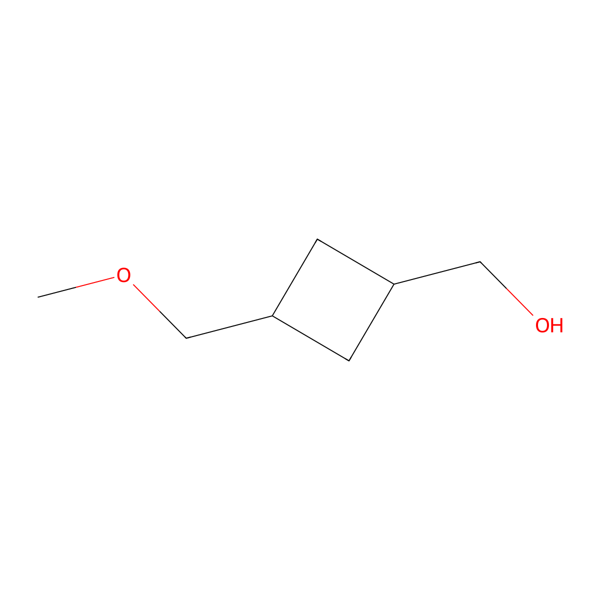 (3-(Methoxymethyl)cyclobutyl)methanol molecular structure, CAS 2383028-03-1