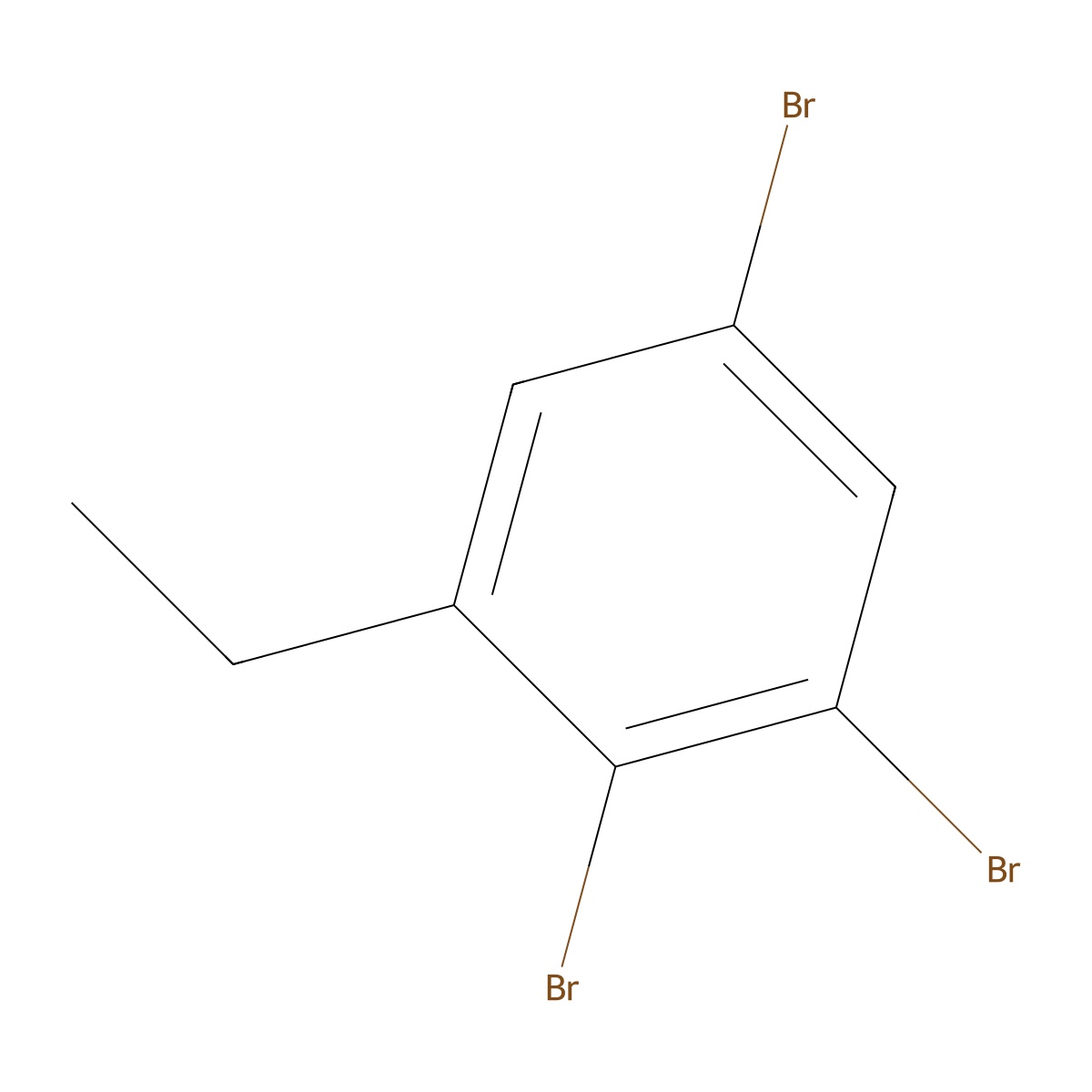 1,2,5-Tribromo-3-ethylbenzene molecular structure, CAS 2383186-91-0