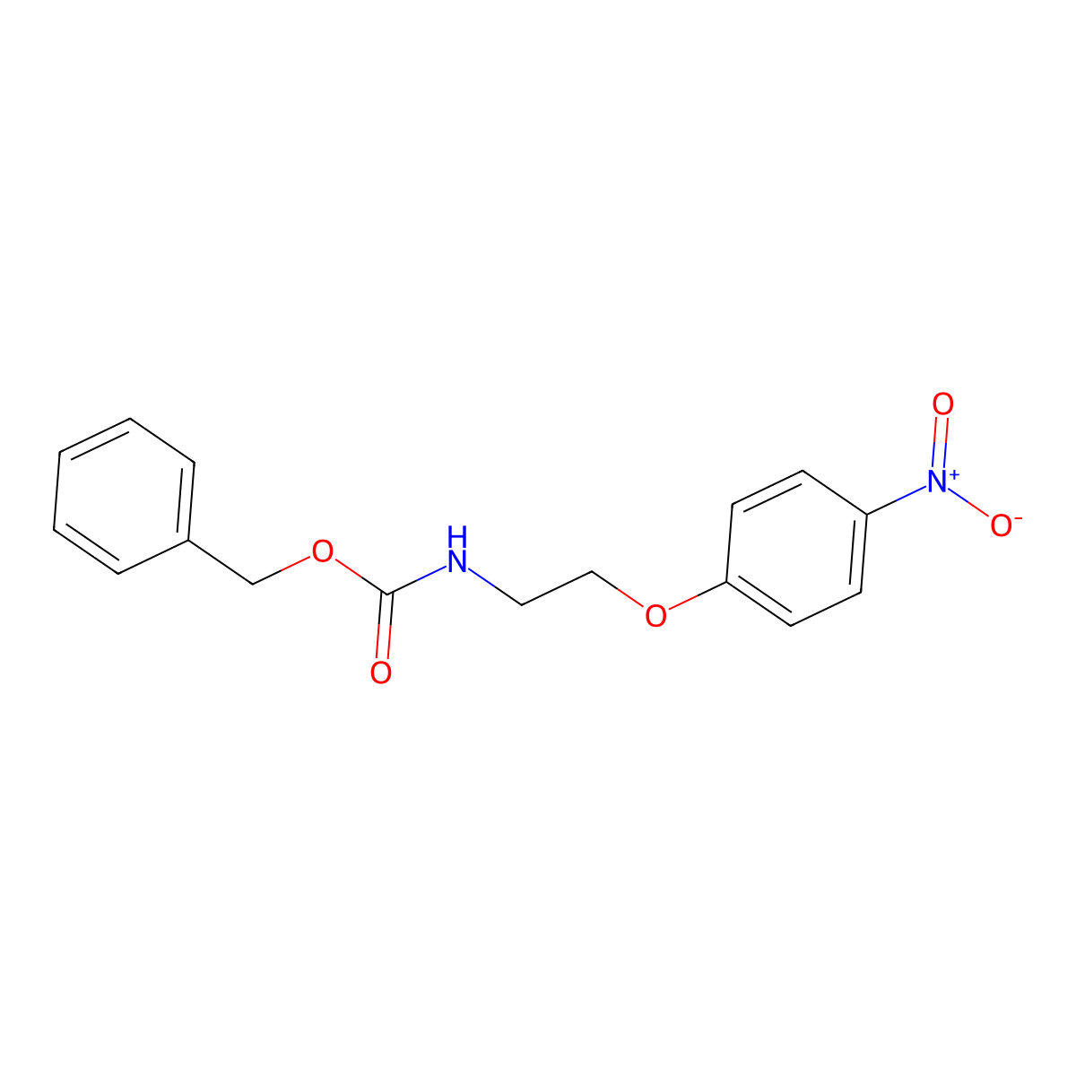 Benzyl (2-(4-nitrophenoxy)ethyl)carbamate molecular structure, CAS 2383226-19-3