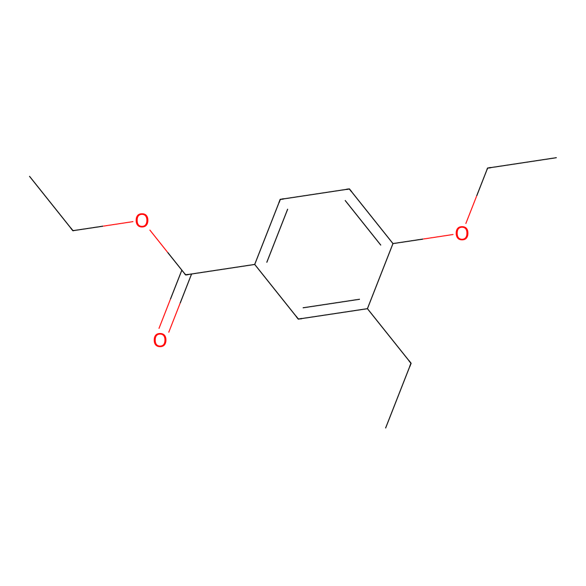 Ethyl 4-ethoxy-3-ethylbenzoate molecular structure, CAS 2383232-44-6