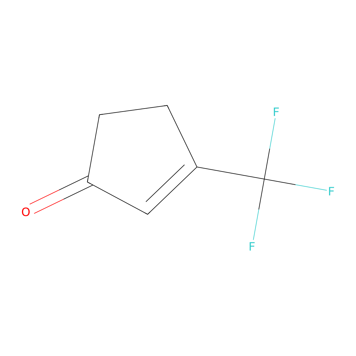 3-(Trifluoromethyl)cyclopent-2-en-1-one molecular structure, CAS 2383240-67-1