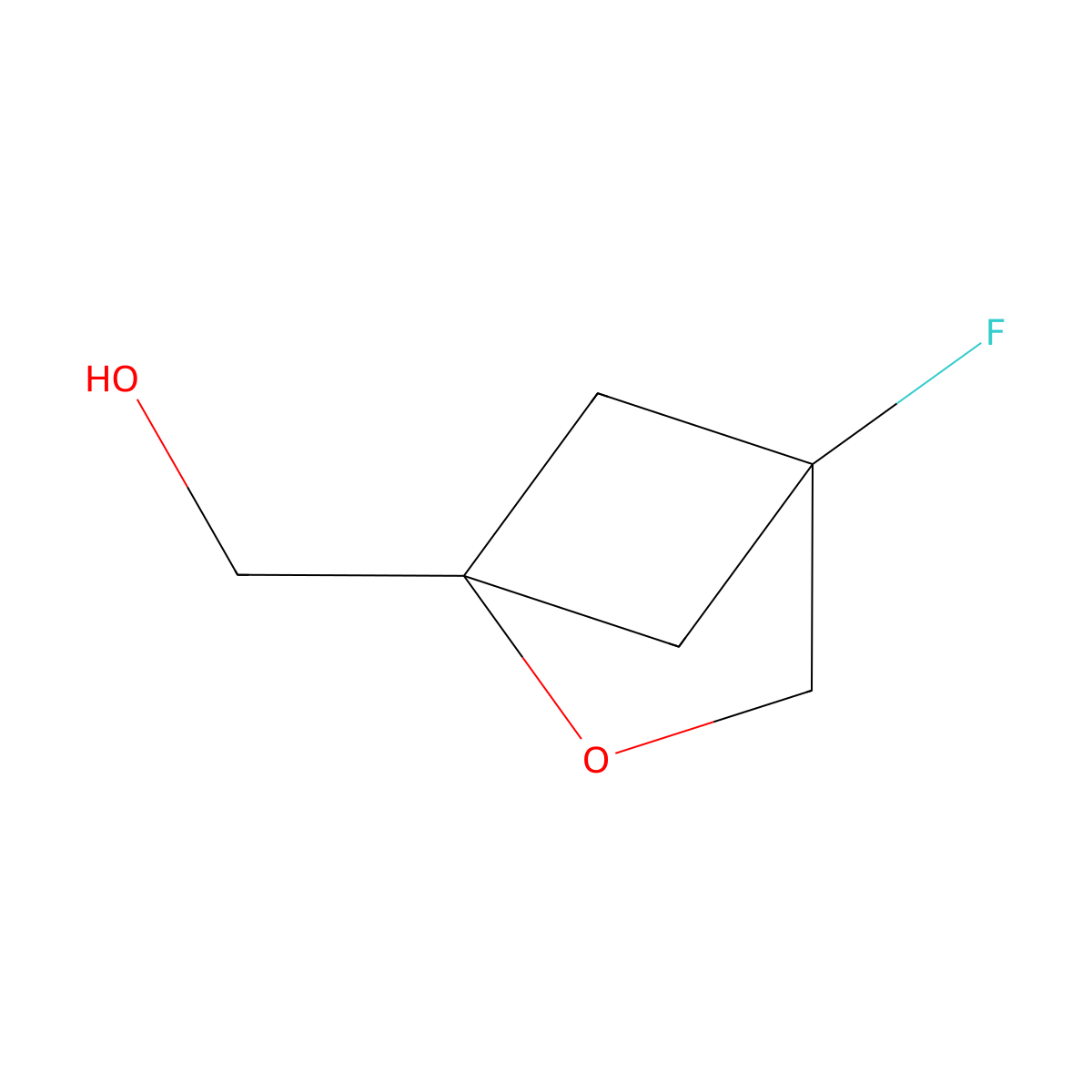 {4-Fluoro-2-oxabicyclo[2.1.1]hexan-1-yl}methanol molecular structure, CAS 2383250-63-1