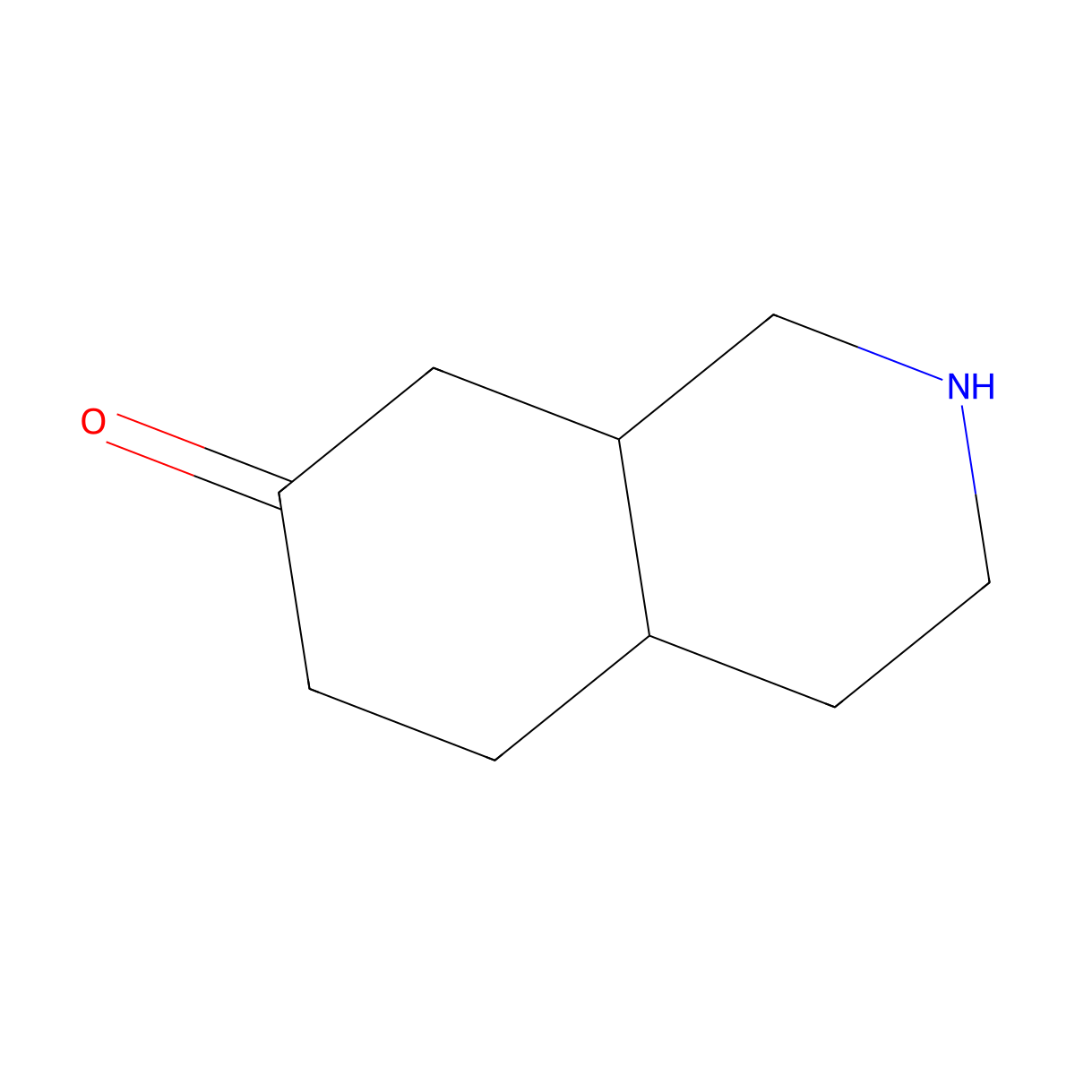 Decahydroisoquinolin-7-one molecular structure, CAS 2383409-79-6