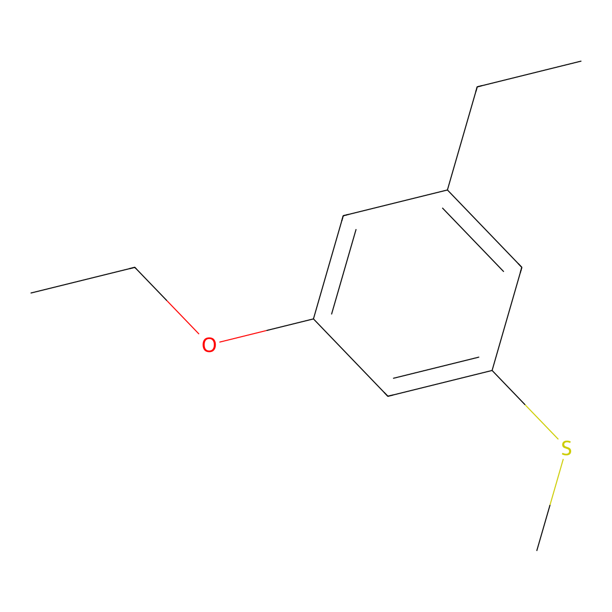 (3-Ethoxy-5-ethylphenyl)(methyl)sulfane molecular structure, CAS 2383417-35-2