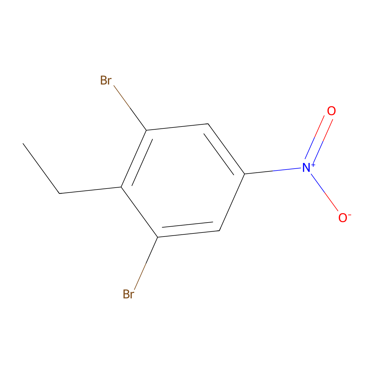 1,3-Dibromo-2-ethyl-5-nitrobenzene molecular structure, CAS 2383482-56-0