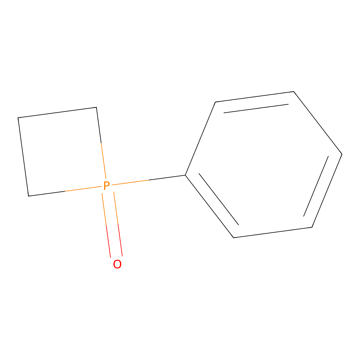 1-Phenylphosphetane 1-oxide molecular structure, CAS 2383495-57-4