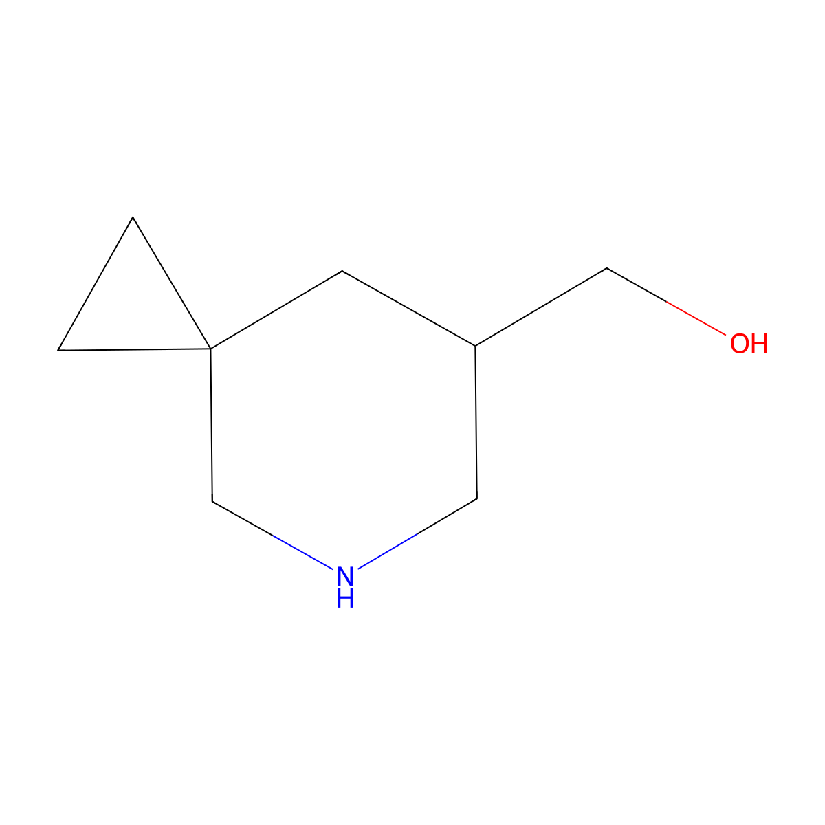 {5-Azaspiro[2.5]octan-7-yl}methanol molecular structure, CAS 2383529-17-5