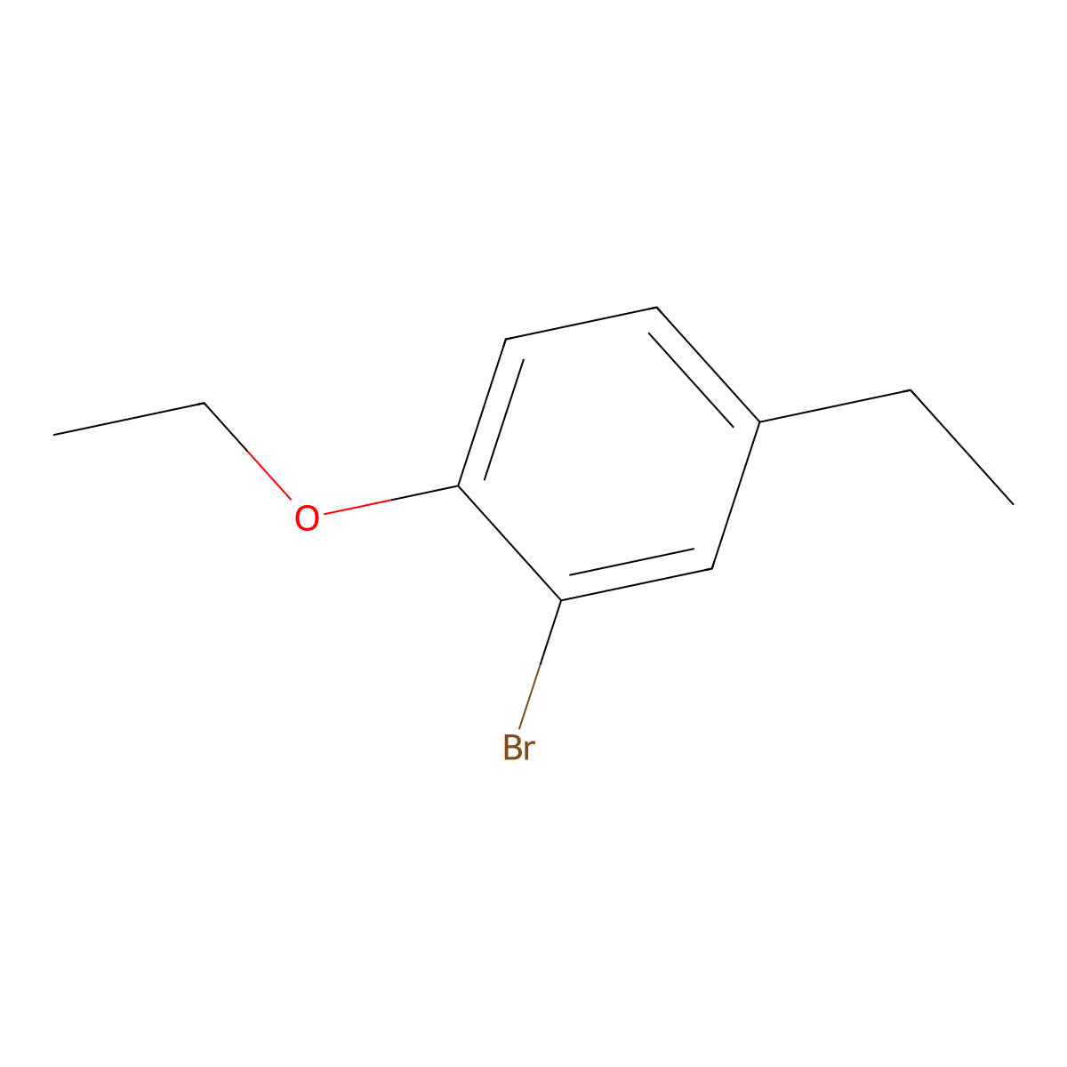2-Bromo-1-ethoxy-4-ethylbenzene molecular structure, CAS 2383543-43-7
