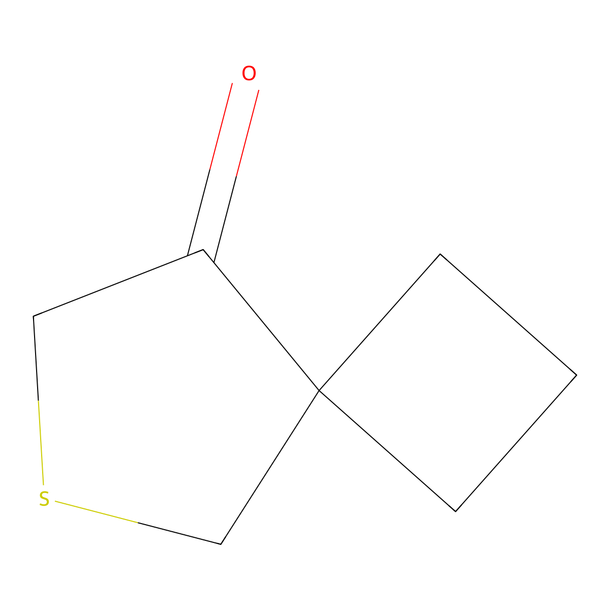 6-Thiaspiro[3.4]octan-8-one molecular structure, CAS 2383555-39-1