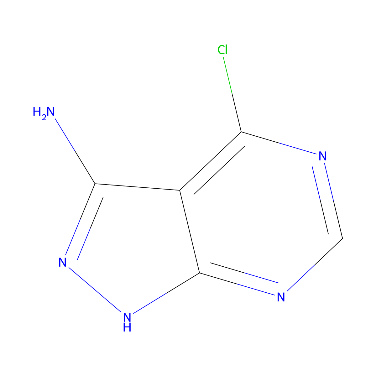 4-chloro-1H-pyrazolo[3,4-d]pyrimidin-3-amine molecular structure, CAS 2383639-11-8
