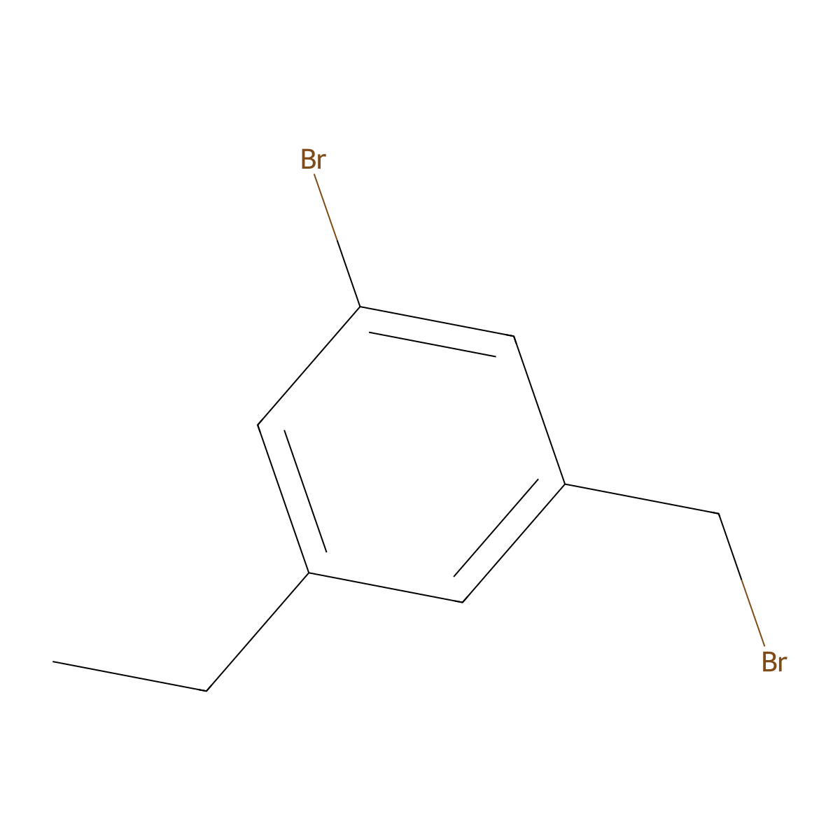 3-Bromo-5-ethylbenzyl bromide molecular structure, CAS 2383643-96-5
