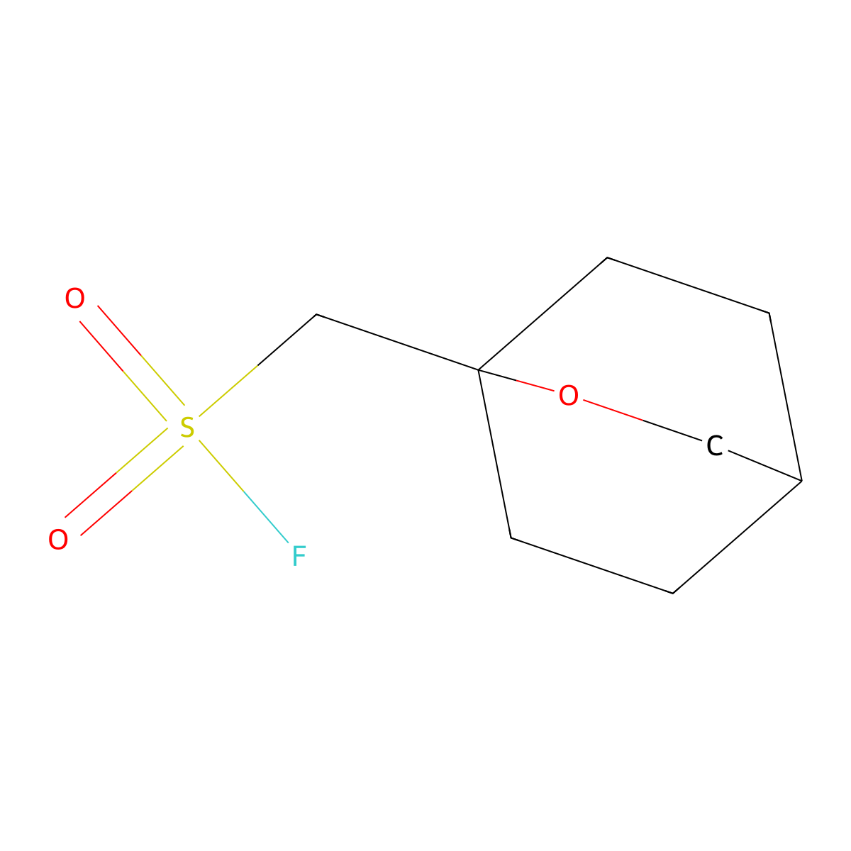 {2-Oxabicyclo[2.2.2]octan-1-yl}methanesulfonyl fluoride molecular structure, CAS 2383696-51-1