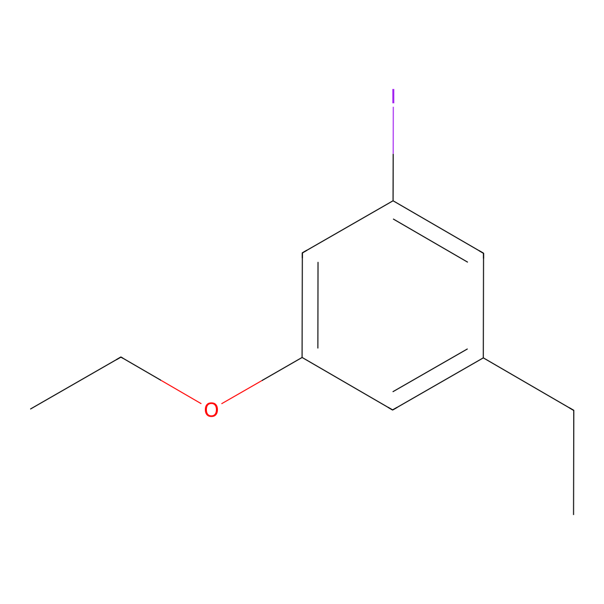 1-Ethoxy-3-ethyl-5-iodobenzene molecular structure, CAS 2383702-55-2