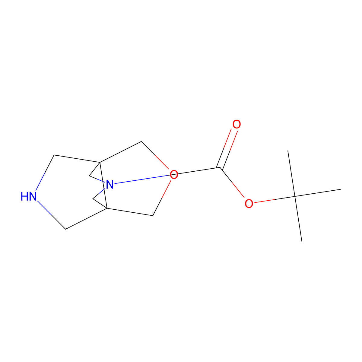 tert-Butyl dihydro-1H,4H-3a,6a-(methanooxymethano)pyrrolo[3,4-c]pyrrole-2(3H)-carboxylate molecular structure, CAS 2383762-39-6