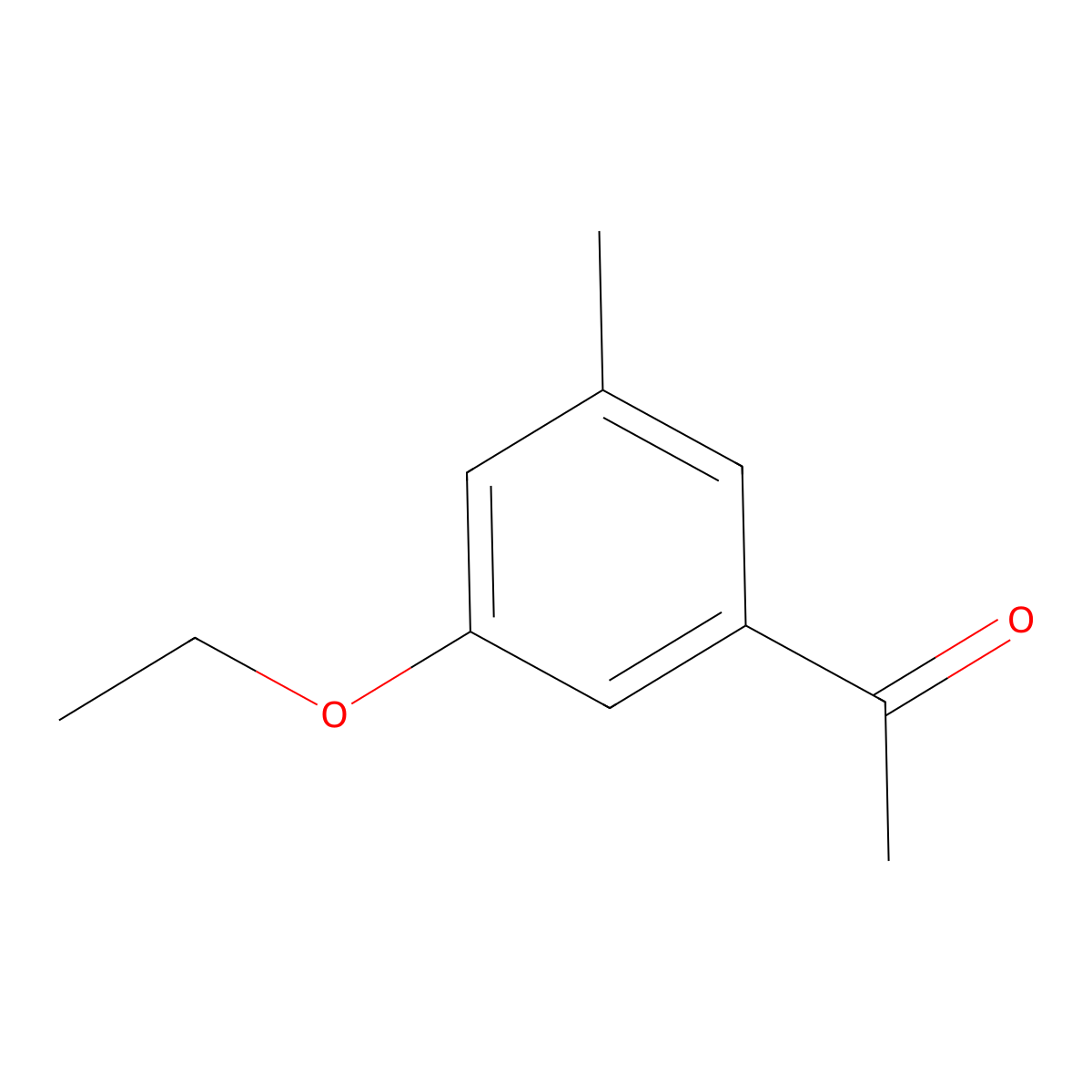 1-(3-Ethoxy-5-methylphenyl)ethan-1-one molecular structure, CAS 2383767-55-1