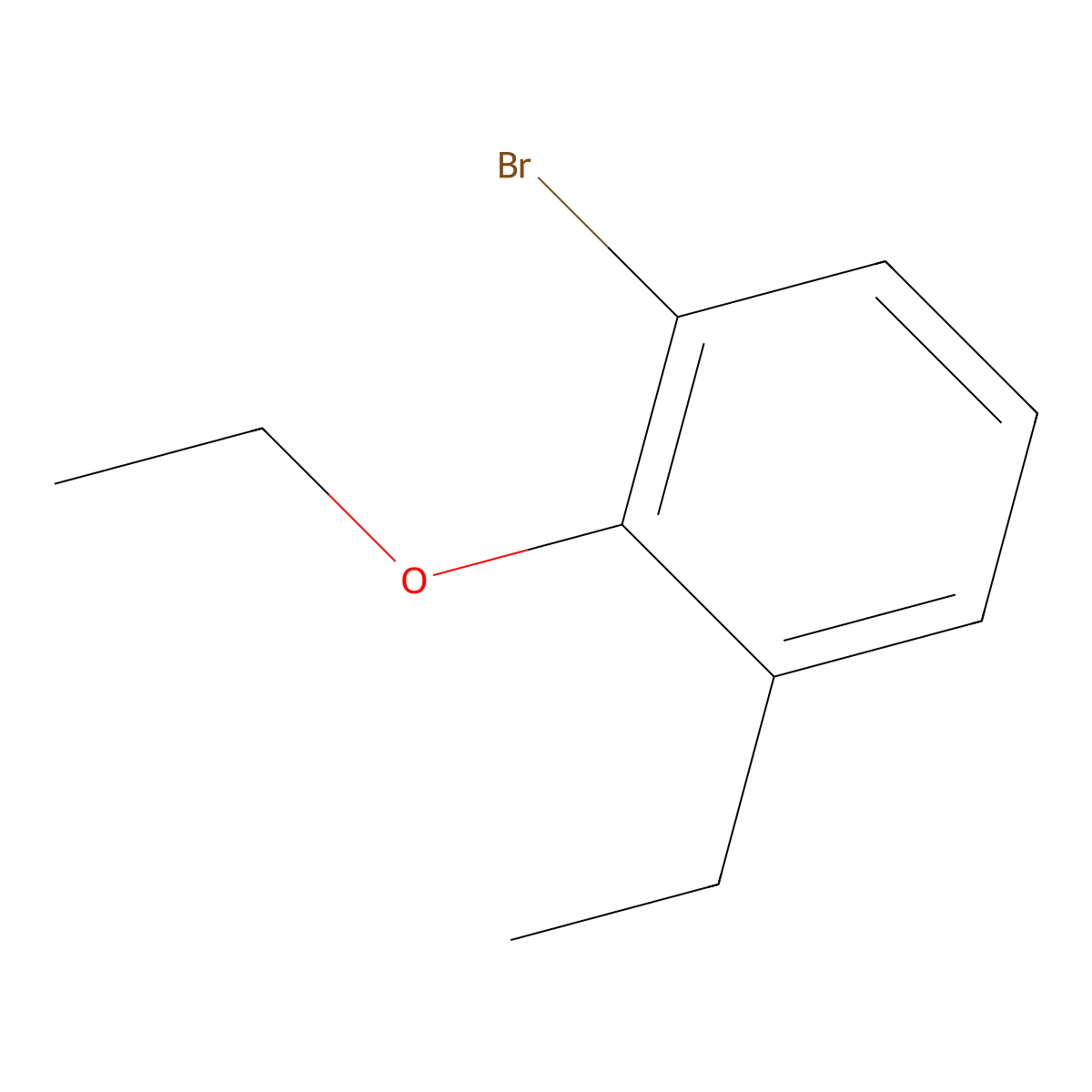 1-Bromo-2-ethoxy-3-ethylbenzene molecular structure, CAS 2383796-59-4