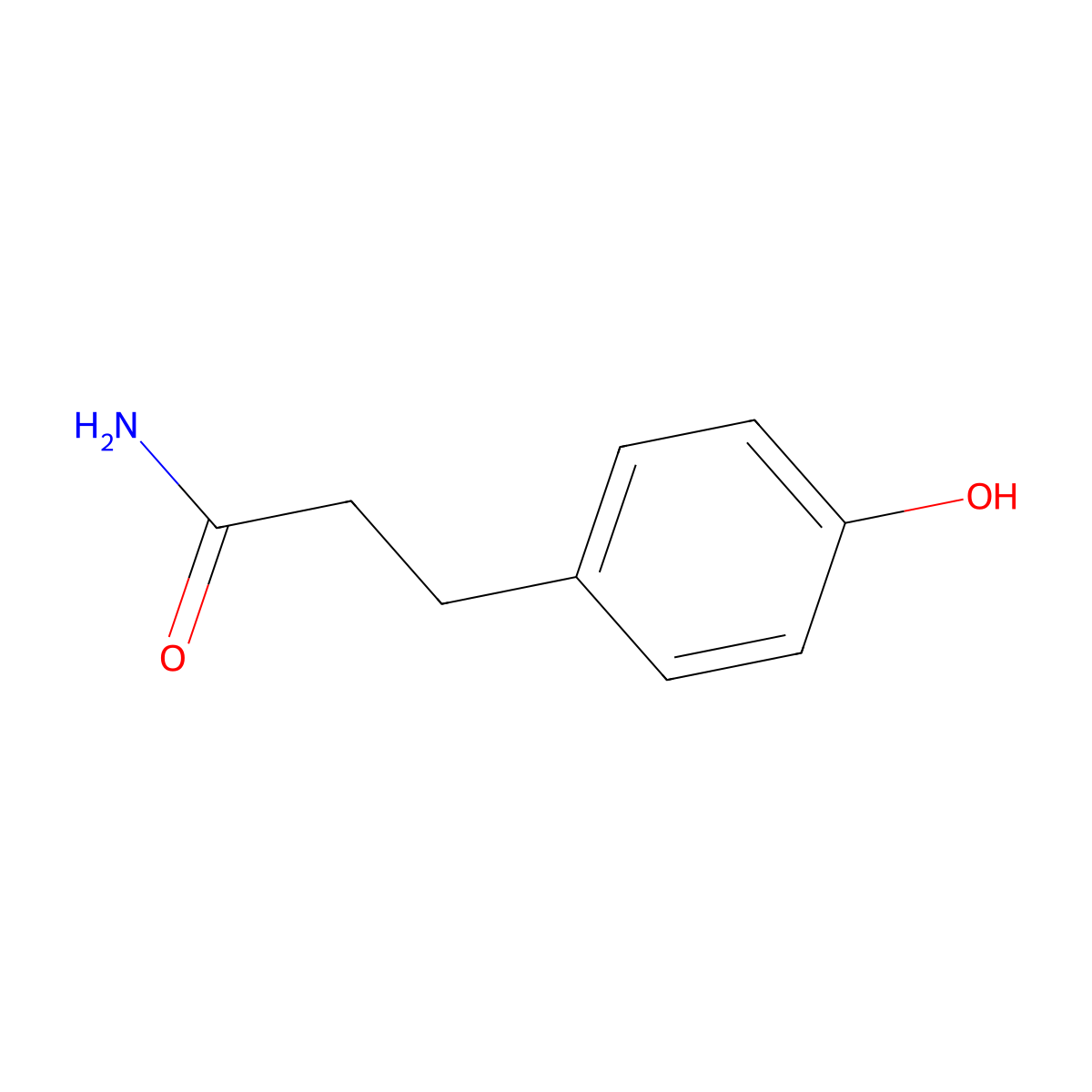 Phloretamide molecular structure, CAS 23838-70-2