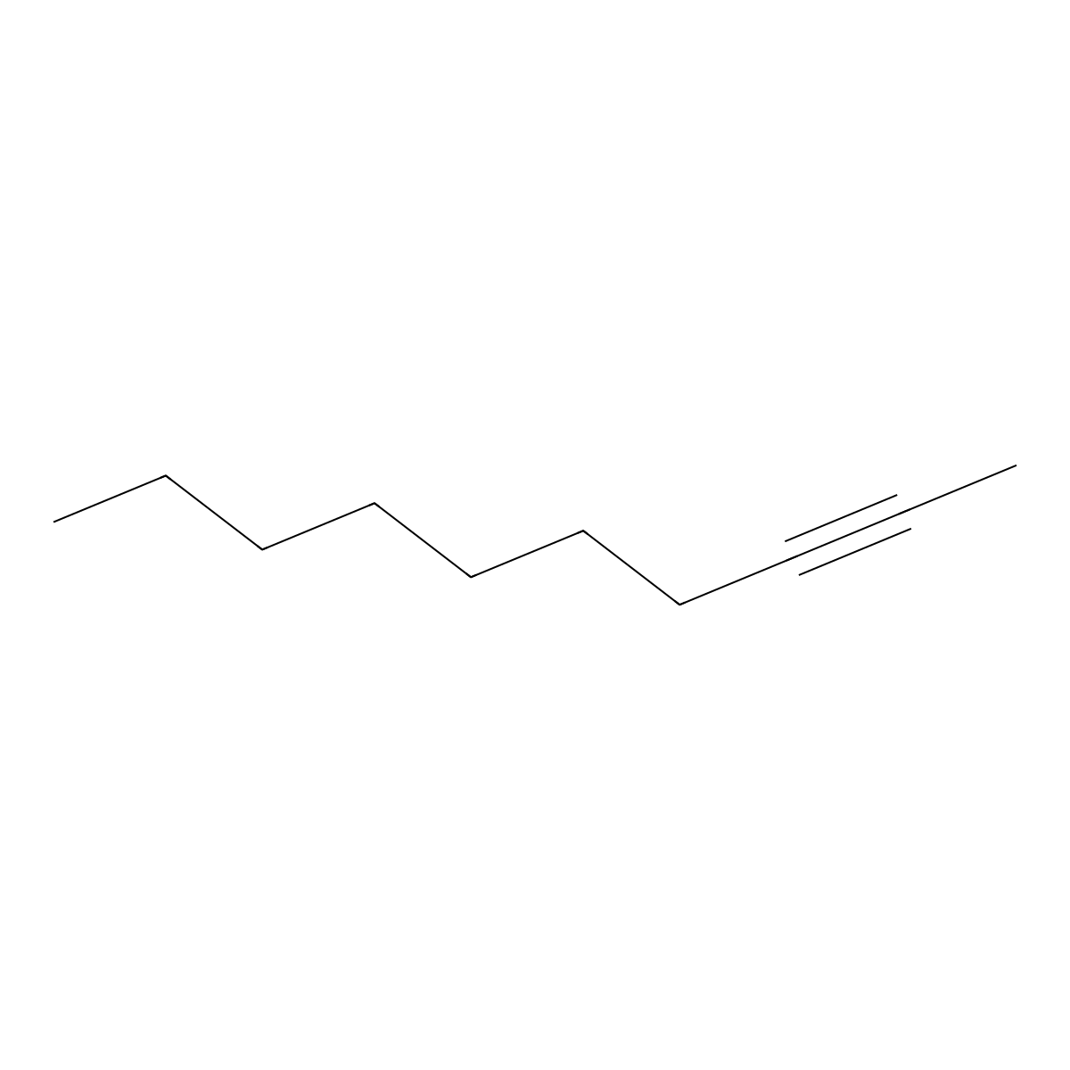 2-Decyne molecular structure, CAS 2384-70-5