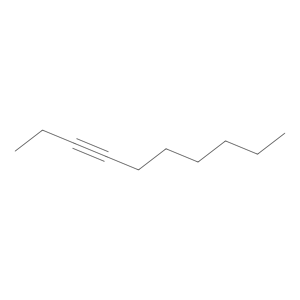 3-Decyne molecular structure, CAS 2384-85-2
