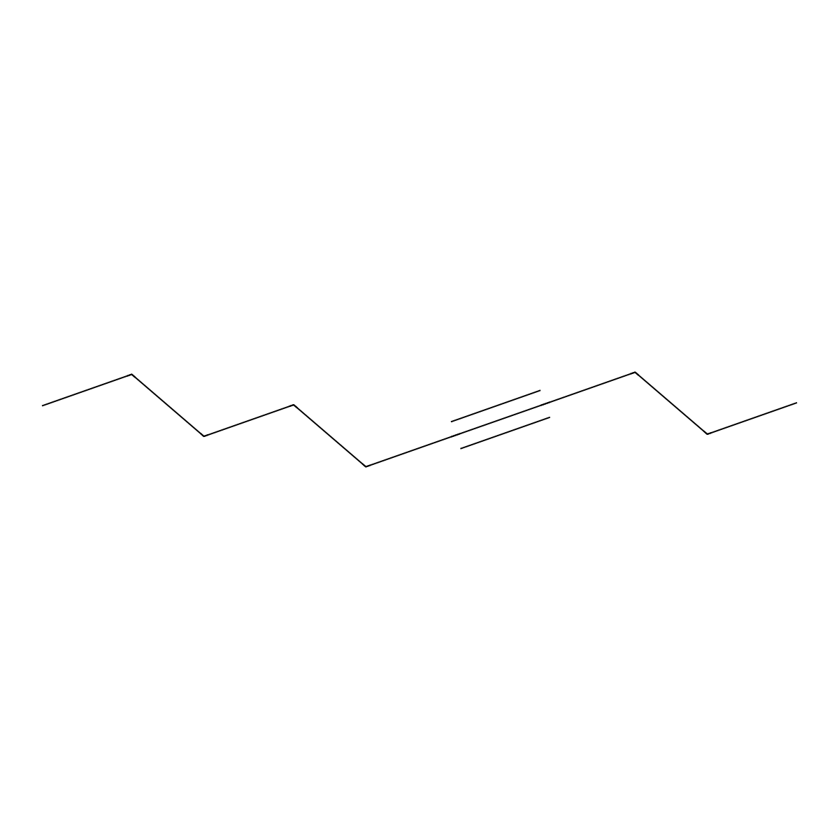4-Decyne molecular structure, CAS 2384-86-3