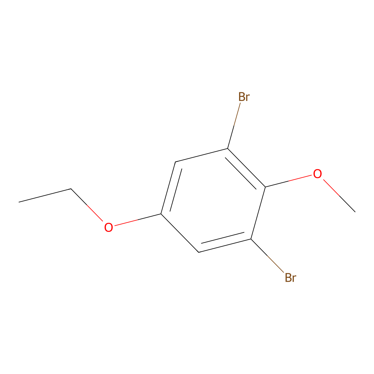 1,3-Dibromo-5-ethoxy-2-methoxybenZene molecular structure, CAS 2384006-74-8