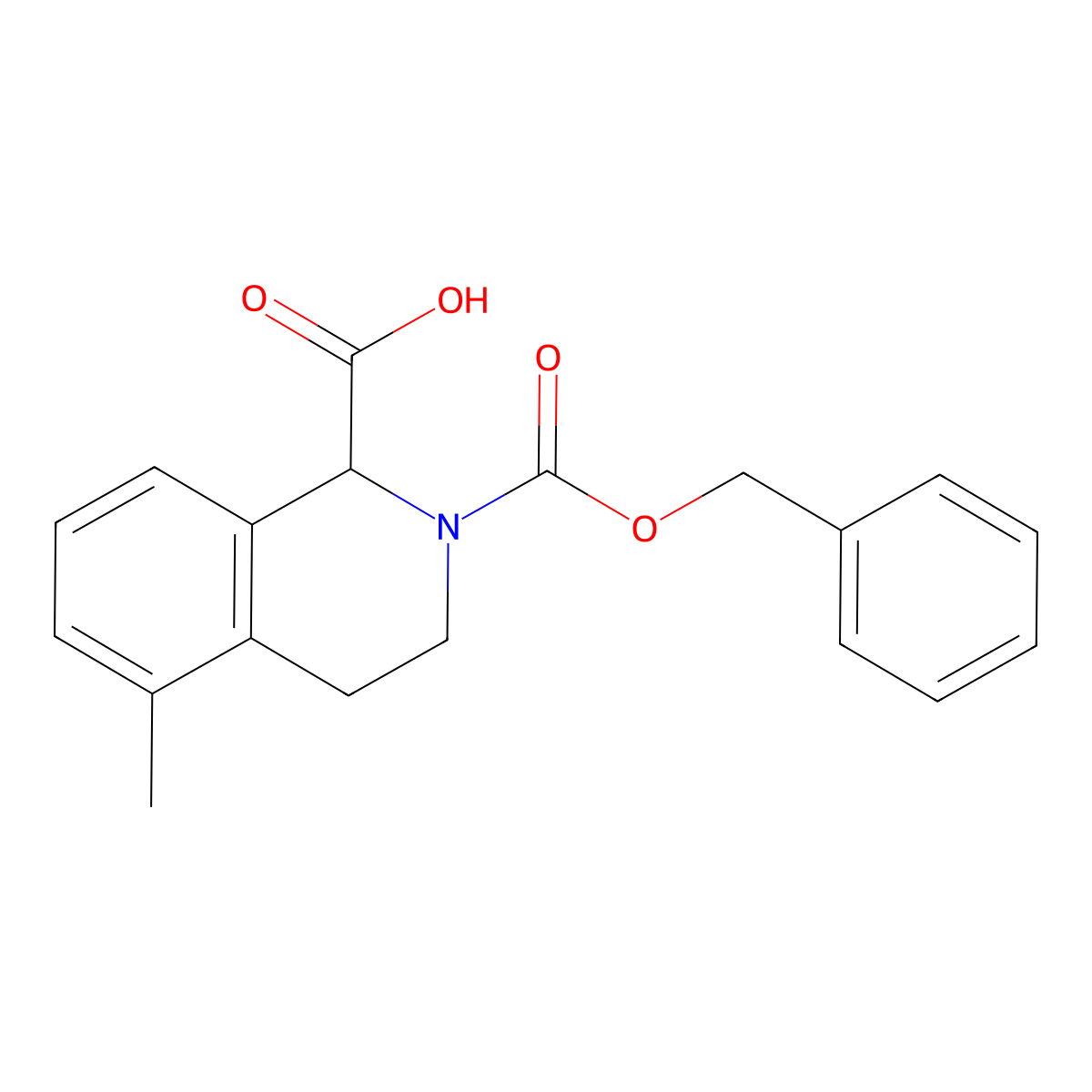 2-[(Benzyloxy)carbonyl]-5-methyl-1,2,3,4-tetrahydroisoquinoline-1-carboxylic acid molecular structure, CAS 2384010-03-9