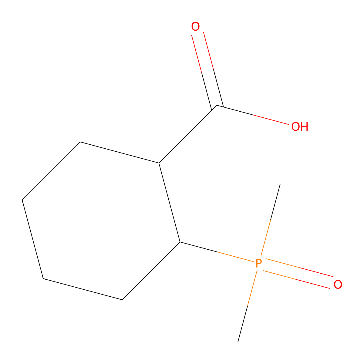 2-(dimethylphosphoryl)cyclohexane-1-carboxylicacid,Mixtureofdiastereomers molecular structure, CAS 2384012-96-6