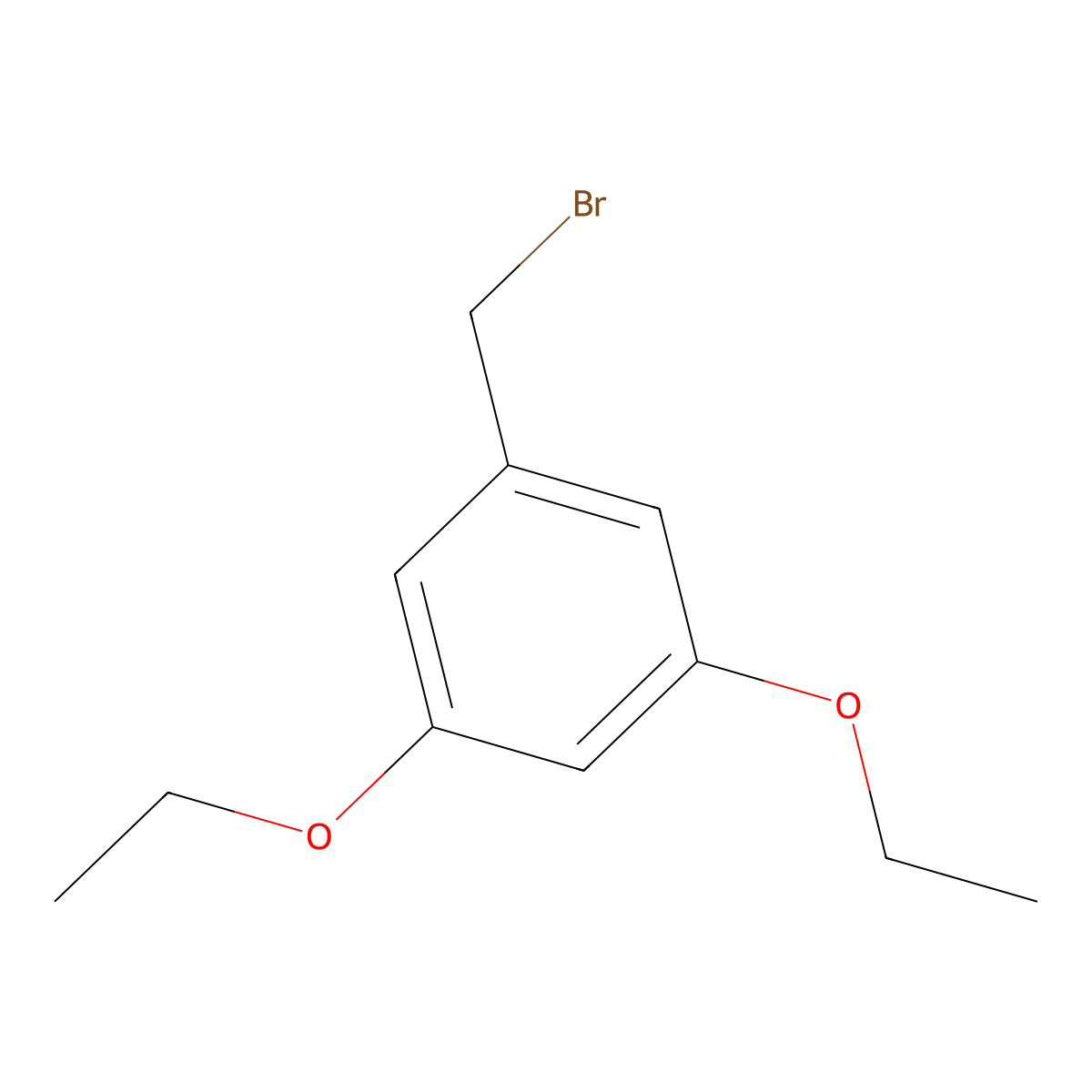 1-(Bromomethyl)-3,5-diethoxybenzene molecular structure, CAS 238405-74-8