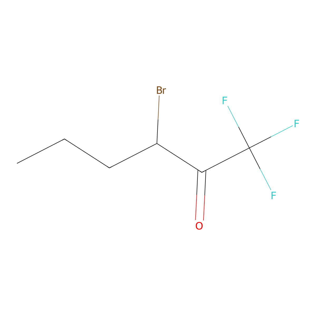 3-Bromo-1,1,1-trifluoro-hexan-2-one molecular structure, CAS 238407-03-9