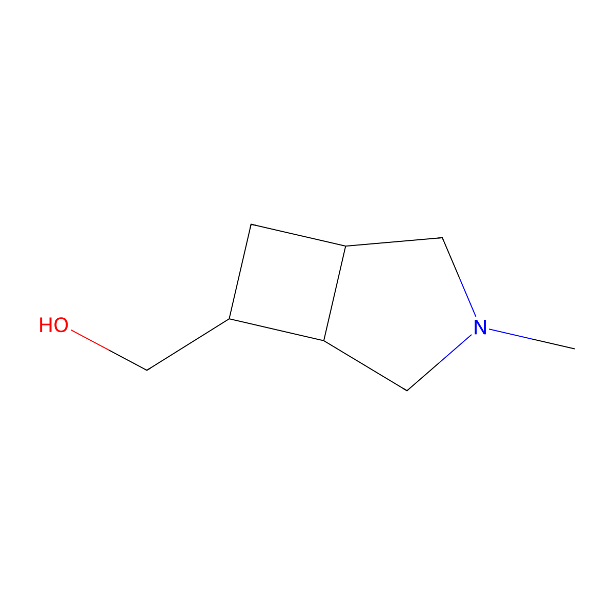 {3-Methyl-3-azabicyclo[3.2.0]heptan-6-yl}methanol molecular structure, CAS 2384115-88-0