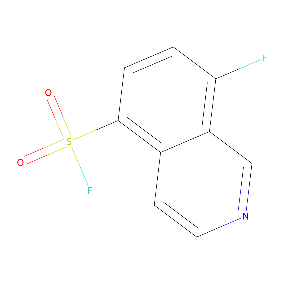 8-Fluoroisoquinoline-5-sulfonyl fluoride molecular structure, CAS 2384173-68-4